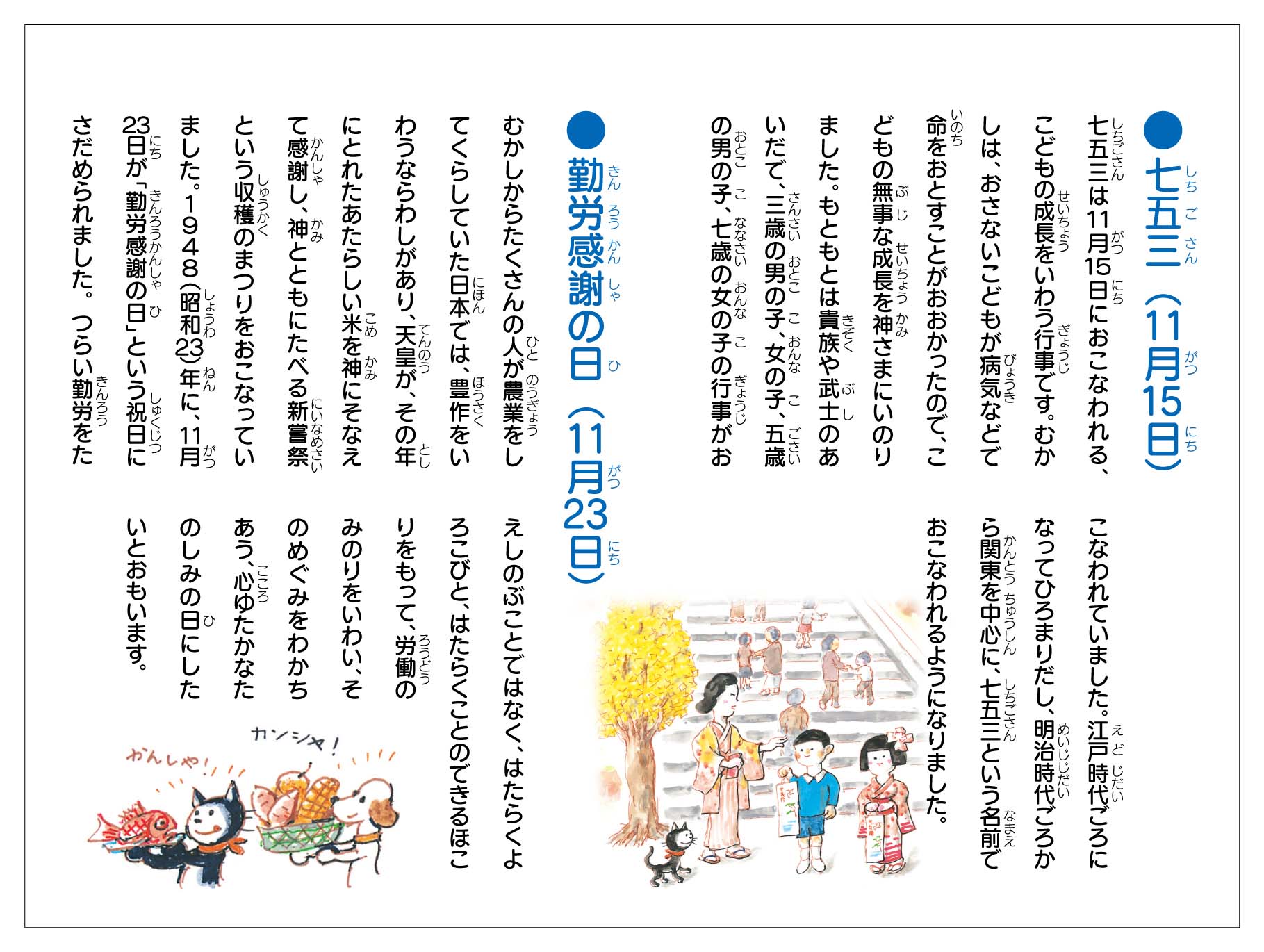 「こどもの行事と生活」