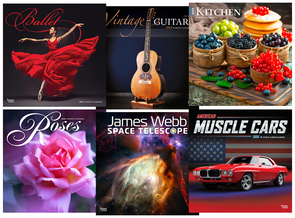 ブラウントラウトの多種多様なカレンダー