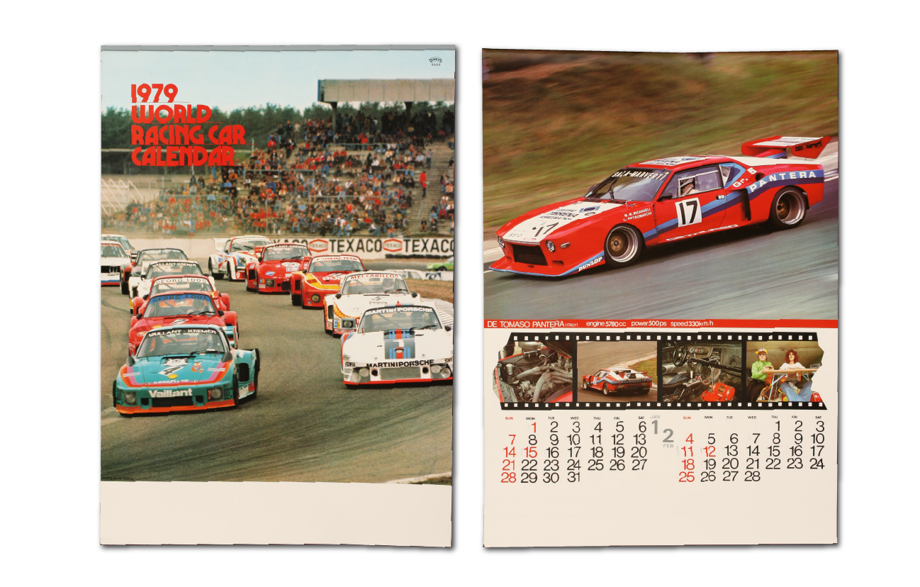 1979年　ワールドレーシングカーカレンダー
