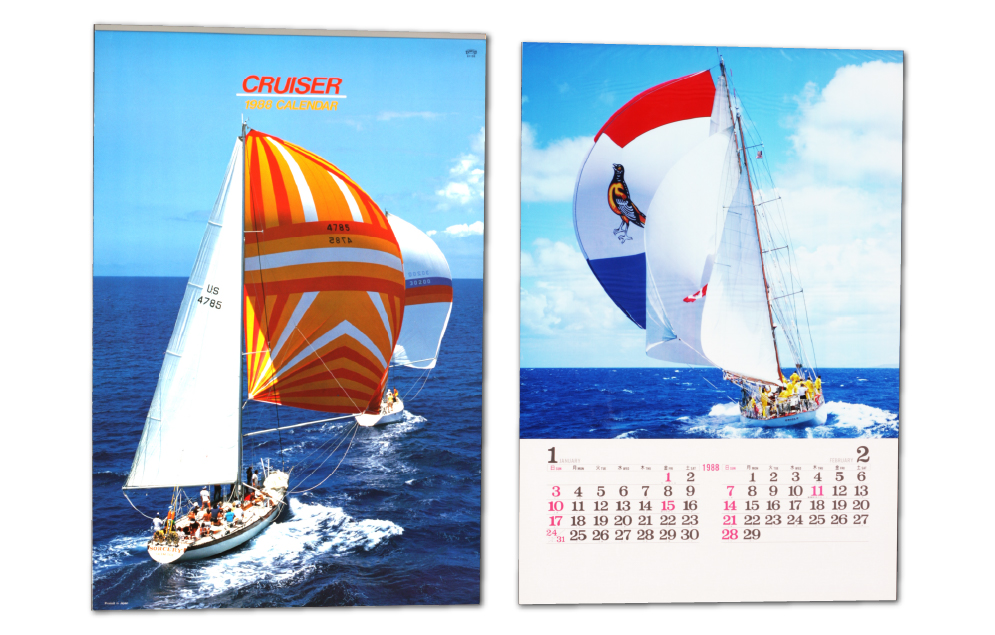 1988年　トーハン・DX　クルーザーカレンダー