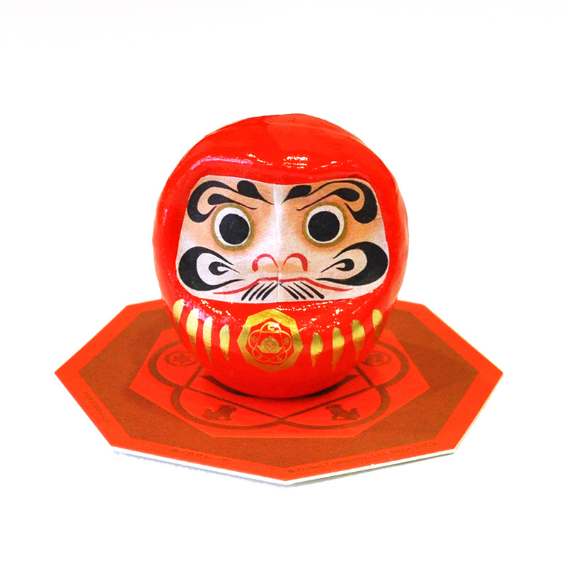 万願だるま（豆6cm：台座つき）
