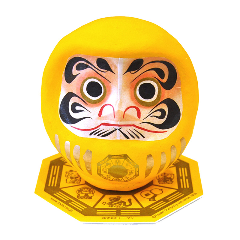 金運だるま（9cm：台座つき）